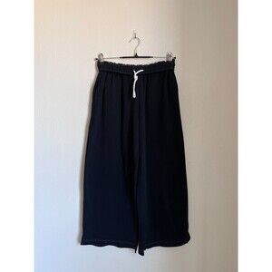 Out From Under Hoxton Wide-Leg Sweatpant in Black Size MEDIUM